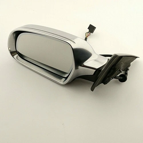 OEM Side View Door Mirror For Audi S5 Left Blk-Text Slvr-Cvr Pwr Tested Gd