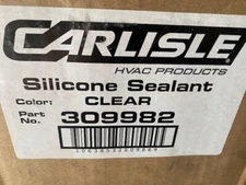 (12 PACK) 309982 CLEAR SILICONE CAULK 10.3 OZ TUBE - 10502