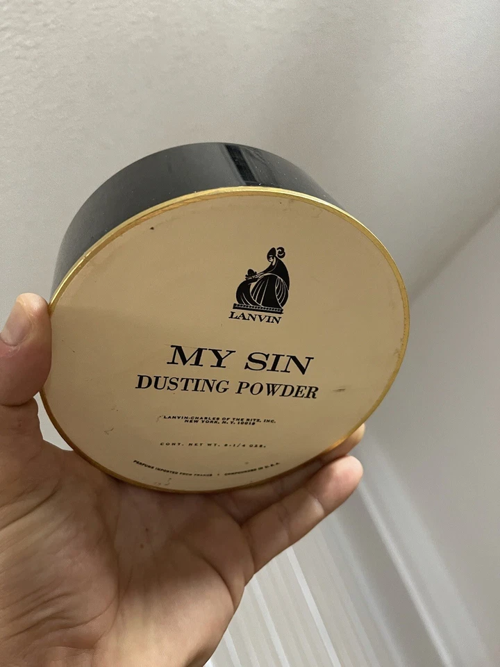 My Sin Lanvin духи пыли порошок Charles Ritz 8,25 унций новый - Изображение 4 из 4