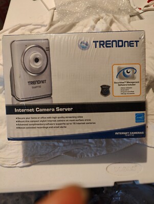 TRENDnet TV-IP110W Wireless Internet Camera Server IP Networking New Sealed