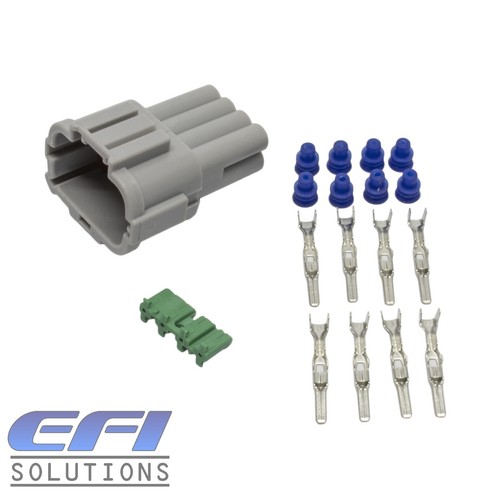 8 Pin Male Grey Connector Suits Nissan Injector Loom - Bild 2 von 2