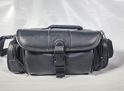 Sony LCS-VA3 Universal Handycam Camcorder Leather Carrying Case 