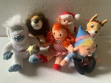 Vintage Rudolph The Red Nosed Reindeer Island Of Misfit Plush Toys Lot Of 6