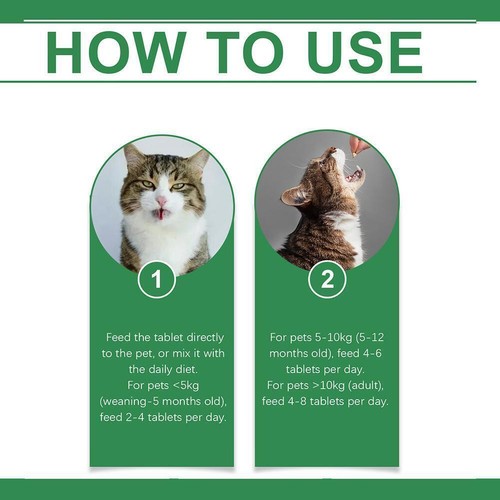 Multi Vitamin For Cats, 90 Chewable Tablets - Complete 1 Supports I7R6 - Imagen 15 de 18