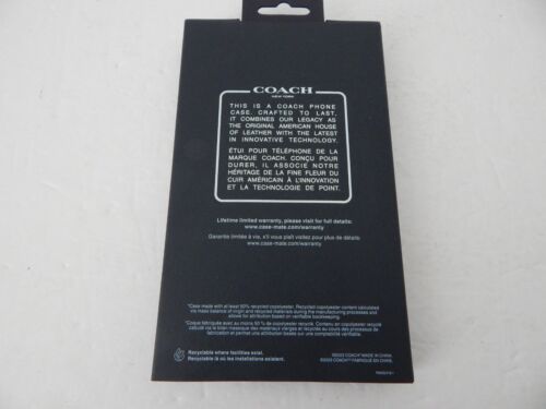 Coach Slim Wrap Case For iPhone 15 Pro Max Brown New - Picture 4 of 12