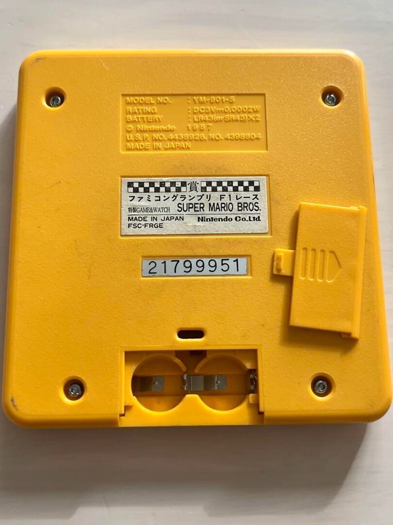 Nintendo Game & Watch Famicom Grand Prix F1 Race Super Mario Bros