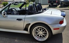 BMW Z3 1999.4+ Flush mount Trunk Spoiler PAINTED 354 Silver Tape On Made in USA