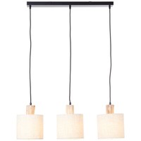 Brilliant 99538/96 Pia Pendel HäNge Decken Leuchte Lampe 3-Flg E27 Holz Natur