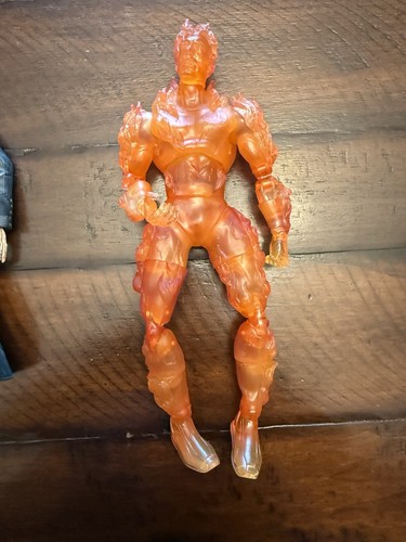 Vintage Lot Of 4 12 Inch Marvel Toybiz Figures , Spider Man , Fantastic 4, 2005 - Foto 3 di 5
