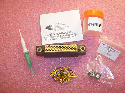 EN3545D02MXB12B CANTWELL 78 POSITION RECTANGULAR CONNECTOR KIT W/ PIN CONTACTS