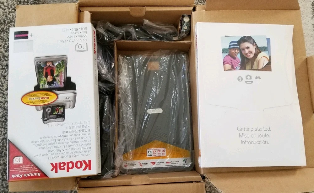 Kodak EasyShare Photo Printer Dock Station with Extra Ink and Paper - New Open