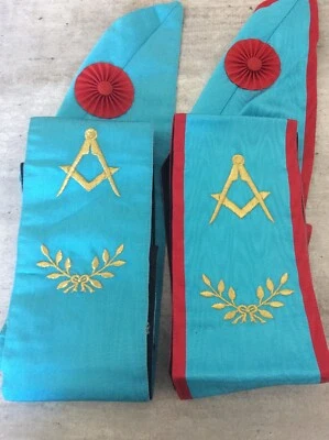 Baudrier REAA ou RF pour gaucher masonic sash ASSR