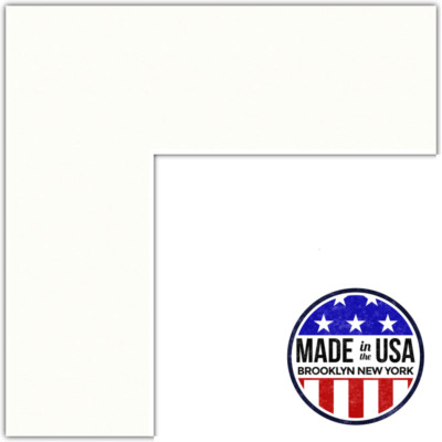 ArtToFrames Custom White Porcelain Picture Photo Frame Mat Matting Board SM