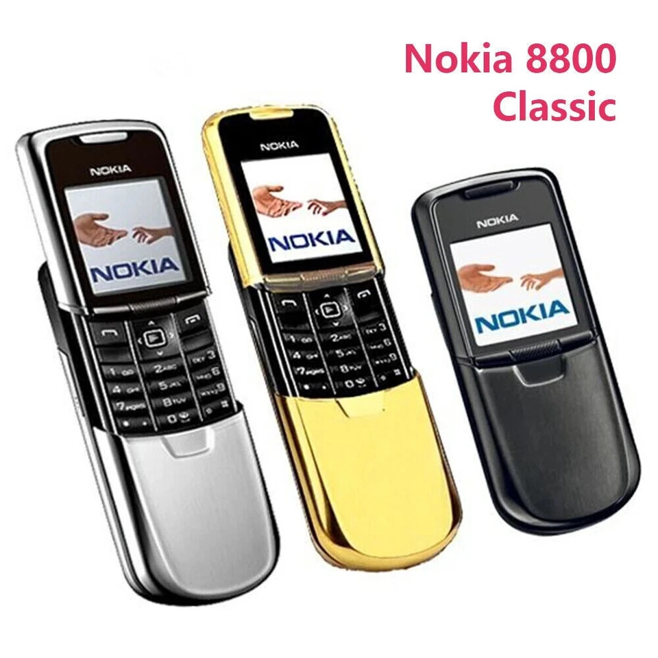 Nokia 8800 Classic Mobile Phone Unlocked GSM 2G FM Radio Bluetooth MP3 CellPhone - Image 2 of 4