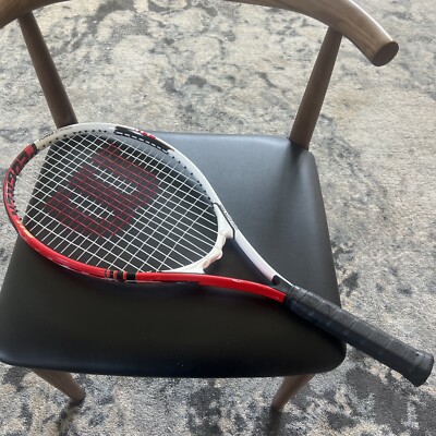 WILSON ROGER FEDERER 110 TENNIS RACQUET RACKET POWER STRINGS - L4 4 1/4