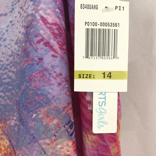 Sequin Hearts Girls One-Shoulder Rainbow Hi Lo Party Dress Size 14 NWT Lined - Picture 9 of 11