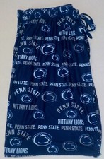 PENN STATE NITTANY LIONS MENS SLEEP LOUNGE PAJAMA PANT L XL 2X POCKETS POLYESTER