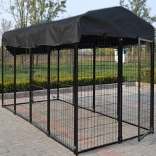 Oversized Large Dog Kennel Outdoor Anti-UV Dog Playpen House Fence Pet Crate 