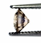 GIA Loose Certified .68ct VS1 yellowish brown round diamond vintage estate  — photo 6