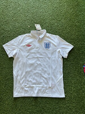 Umbro Men's England Home Jersey 2010 - White