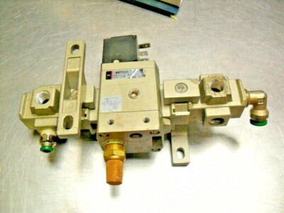   SMC START-UP VALVE NAV3000-N03-5DZ w/ brackets and more