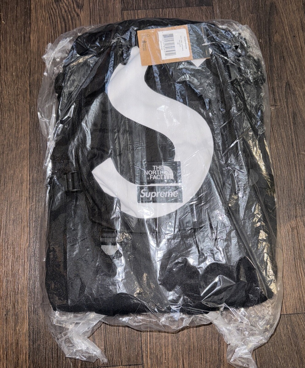 Supreme TNF S Logo Expedition Backpack/Black/BNWT/100% Authentic 