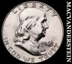 1963-D Franklin Half Dollar-Choice Gem BU Splotchy No Reserve #G8617