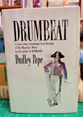Drumbeat Dudley Pope Doubleday 1968 1st Edition HCw/DJ VG+