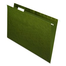 Recycled Hanging Folders, Legal Size, Standard Green, 1/5 Cut, 25/BX 81622 