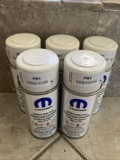 (5) Mopar PW1 Stone White Spray Paint