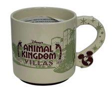 Disney Vacation Club Member DVC Animal Kingdom Villas Mug-Stackable