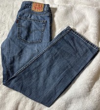 Levi's 550 Jeans Boys 16 Regular 28x28 Blue Relaxed Red Tab Preowned