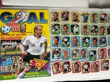 Ferrero Album: Fußball WM 1998 Paris, Leeralbum & alle 42 Duplo Bilder Ungeklebt