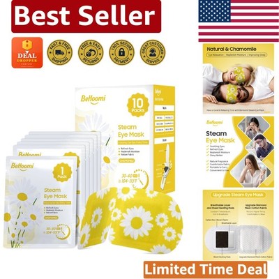 Luxurious Chamomile Steam Eye Masks - Perfect Relaxation Gifts for Any Occasion