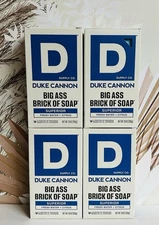 4-Pack Duke Cannon ~ Fresh Water & Citrus Bar Soap 10 oz Each