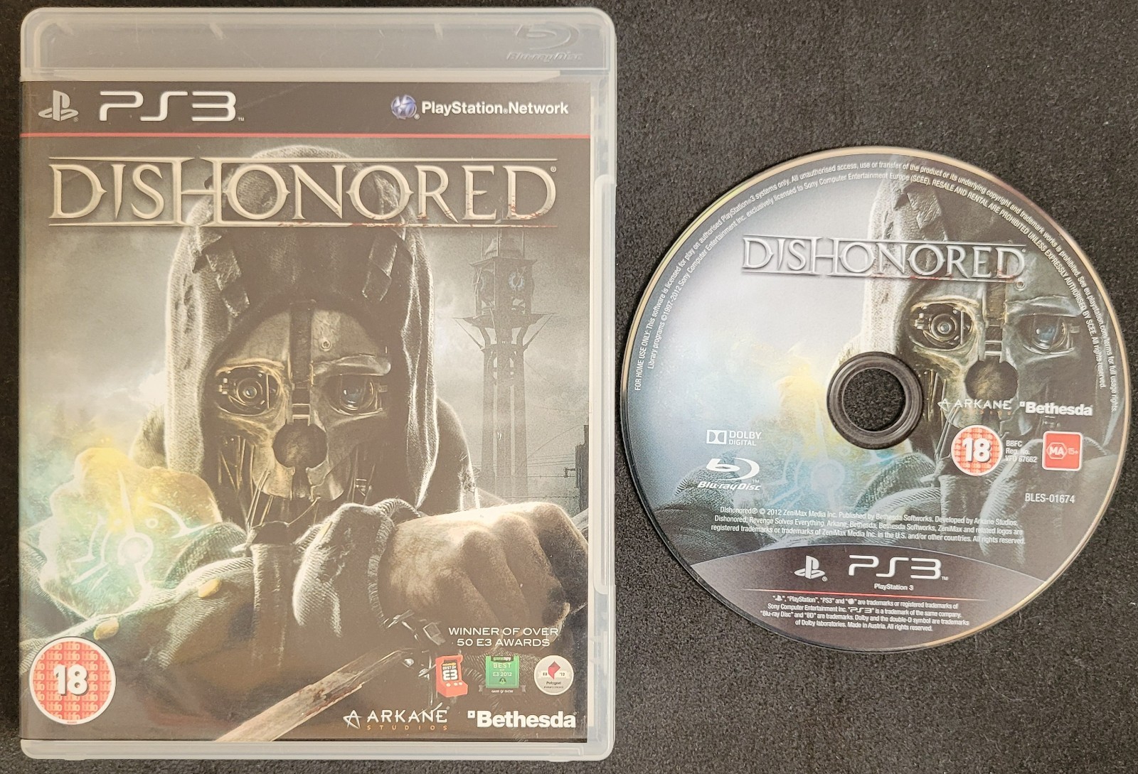 Dishonored - PS3 - Same Day Dispatch !!
