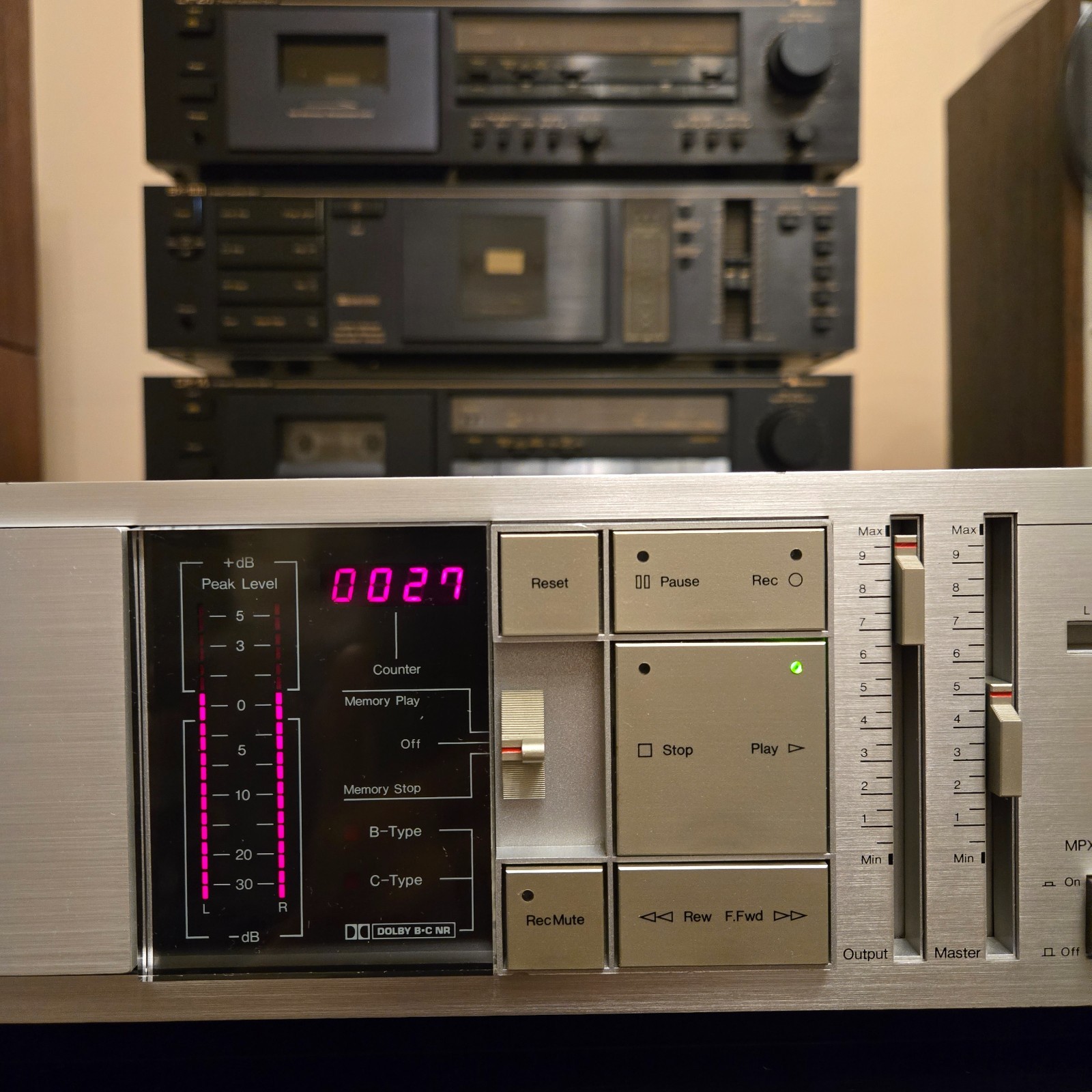 Nakamichi BX-2 Cassette Deck. Fully Serviced. Works Great. NICE