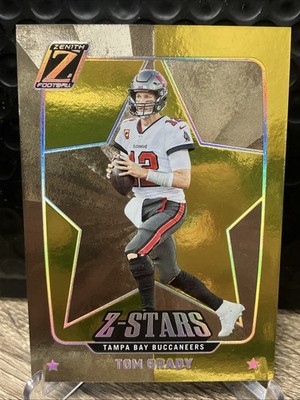 2022 Panini Zenith - Z-Stars Tom Brady #ZS-11 GOLD /10!! Super Clean!