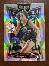 2025 Panini Select WNBA MONIQUE BILLINGS CONCOURSE SILVER PRIZM VALKYRIES #33