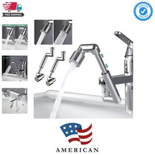 User-Friendly 1440  Faucet Extender 2 Pack - Chrome Aerator with Water Modes