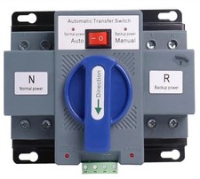 Dual Power Automatic Transfer Switch, 2P 63A 110V Dual Power Generator