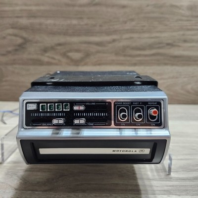 Vintage MOTOROLA Under Dash 8-Track Player  Model TM316S Untested