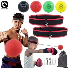 Boxing Reflex Ball Headband Set Kids Adult Gift Punching Exercise Speed Training