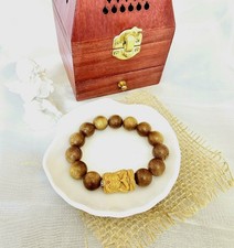 Natural Indian Agarwood Beaded  Bracelet, 12m...