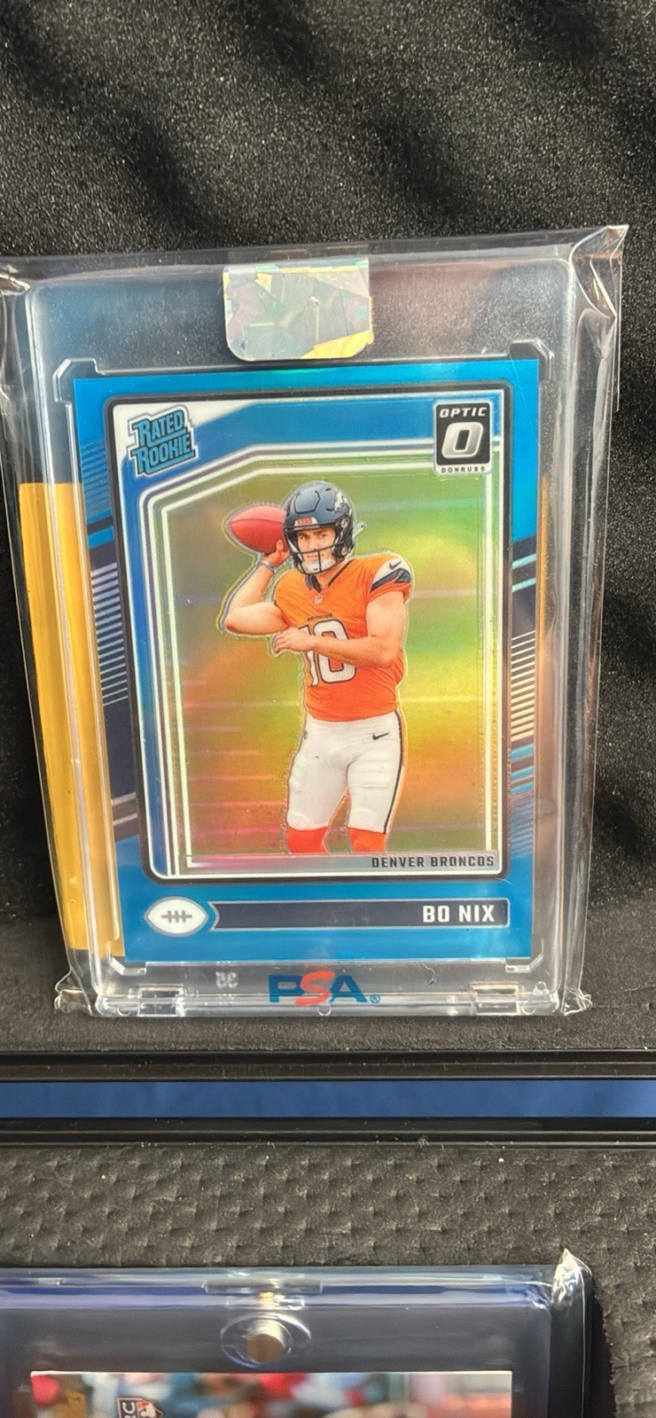 2024 Panini Donruss Optic - Rated Rookie Bo Nix #209 Aqua Prizm /299 (RC)