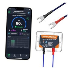 Car Battery Tester Automotive,Wireless Bluetooth 4.0 Battery Monitory BM6 12V