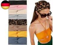8 StüCk Haarband Damen Sommer, HaarbäNder Frauen Breite Elastische Weiche, Boho