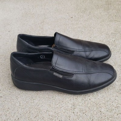 Mephisto Womens Leather Cool Air Black Loafers Size 8.5 Old  display picture 1