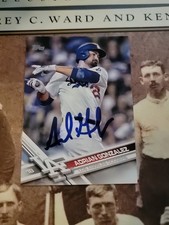 Adrian Gonzalez Signed Autographed Baseball Card All Star HOF 
