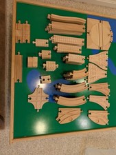 Thomas the Tank Vintage Wooden Rail Tracks. 1990's.